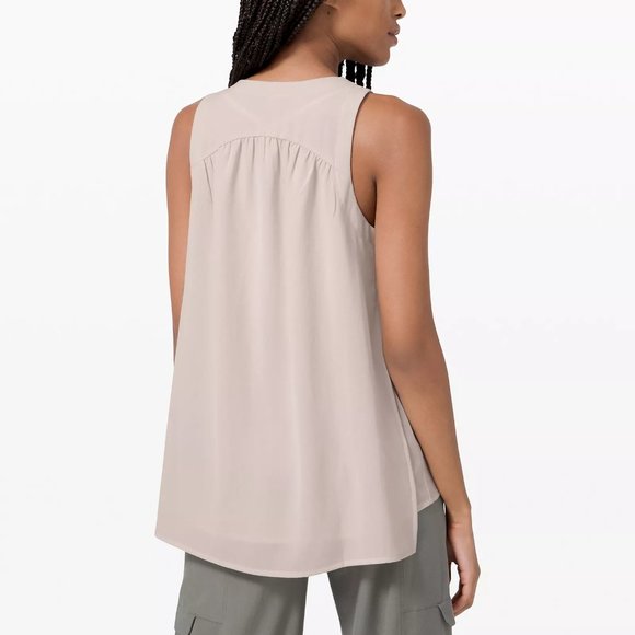 Lululemon Pale Pink/ Purple Tank Top Like New Sz 6 - Picture 1 of 10